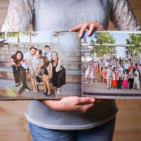 Разворот фотокниги Классик на выпускной, формат альбом А4