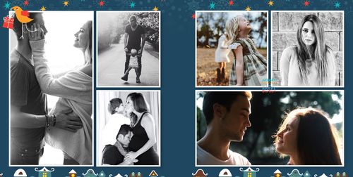 Пример оформления новогодней фотокниги